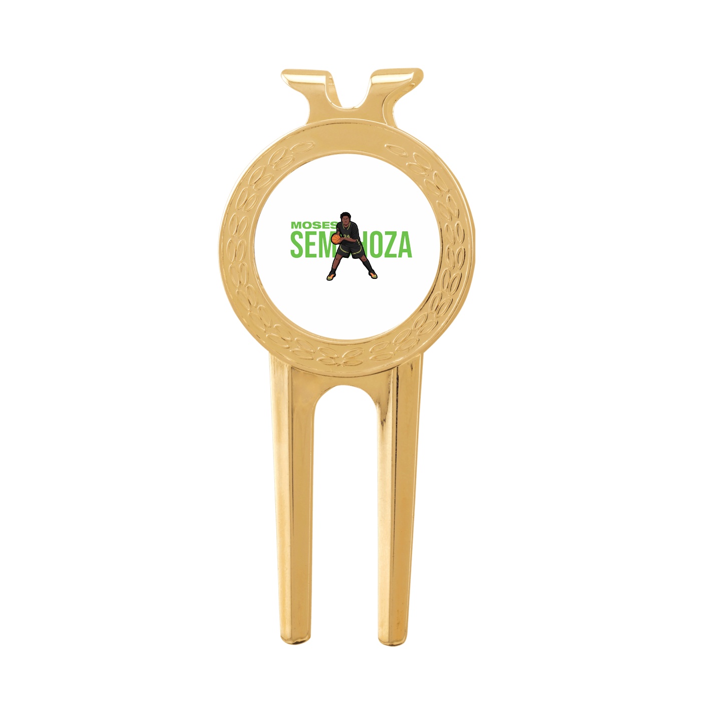 Divot Tool with Ball Marker — Player Name in Classic