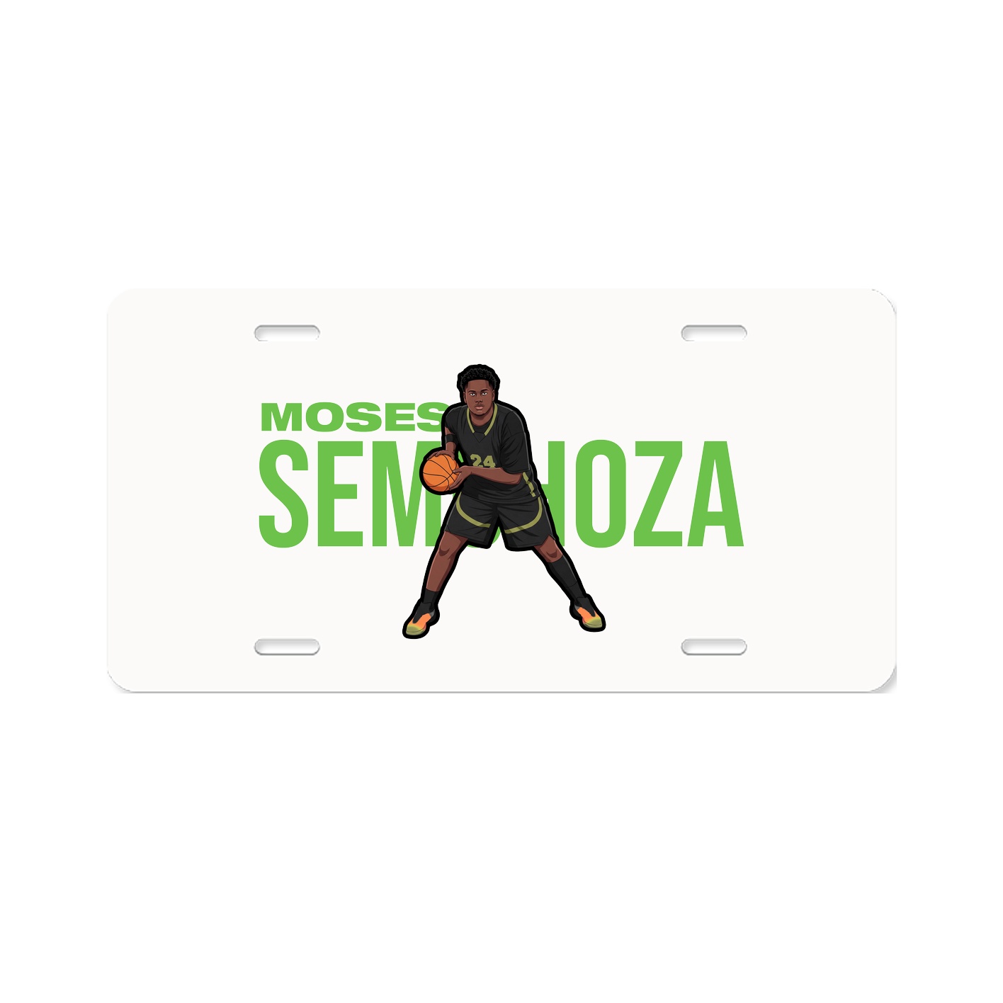 License Plate — Player Name in Classic
