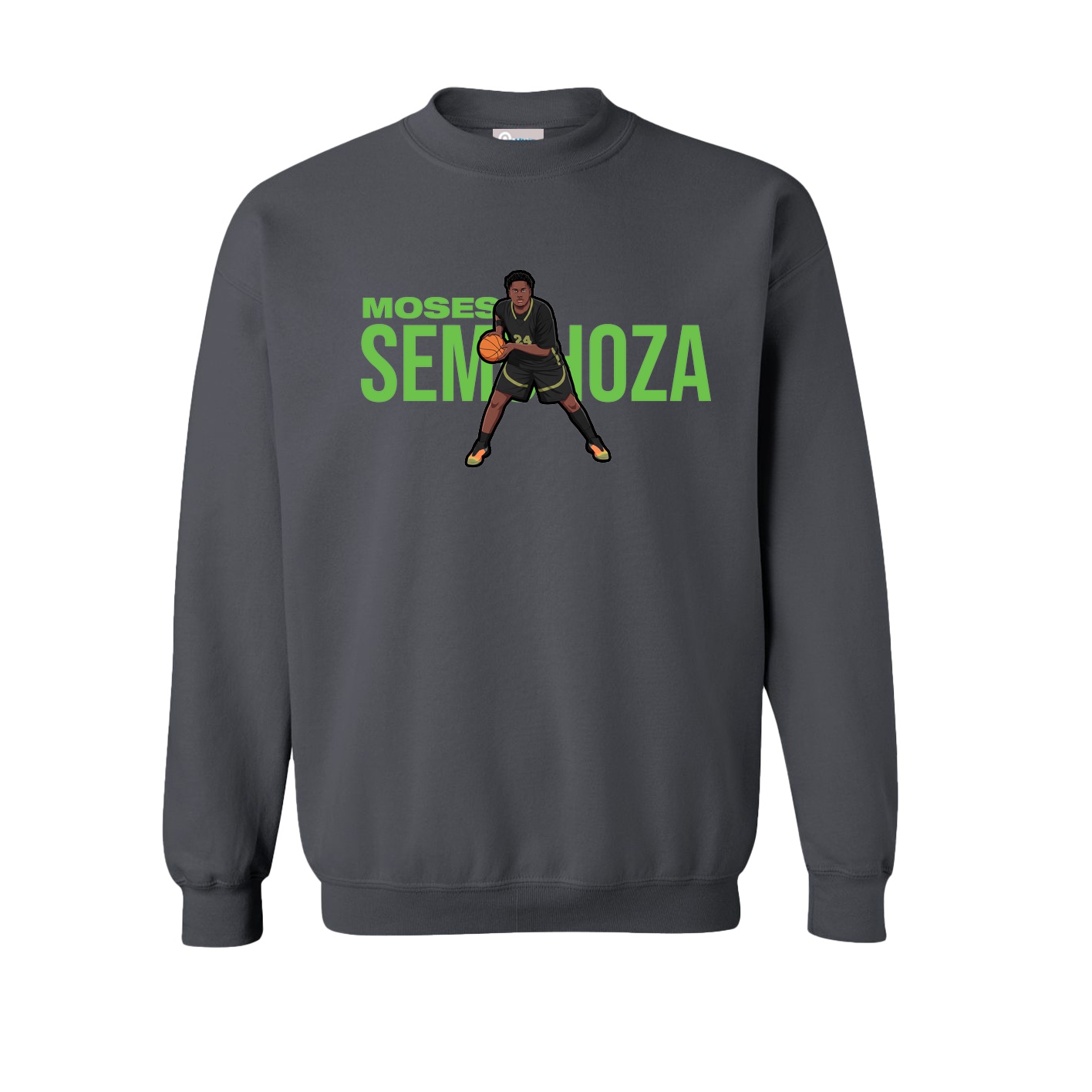 Fleece Crew — Player Name in Grey