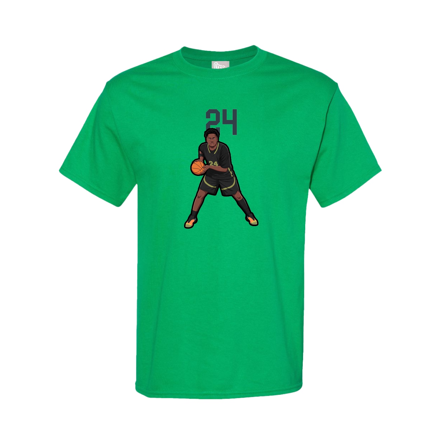 Tee — Number Top in Green