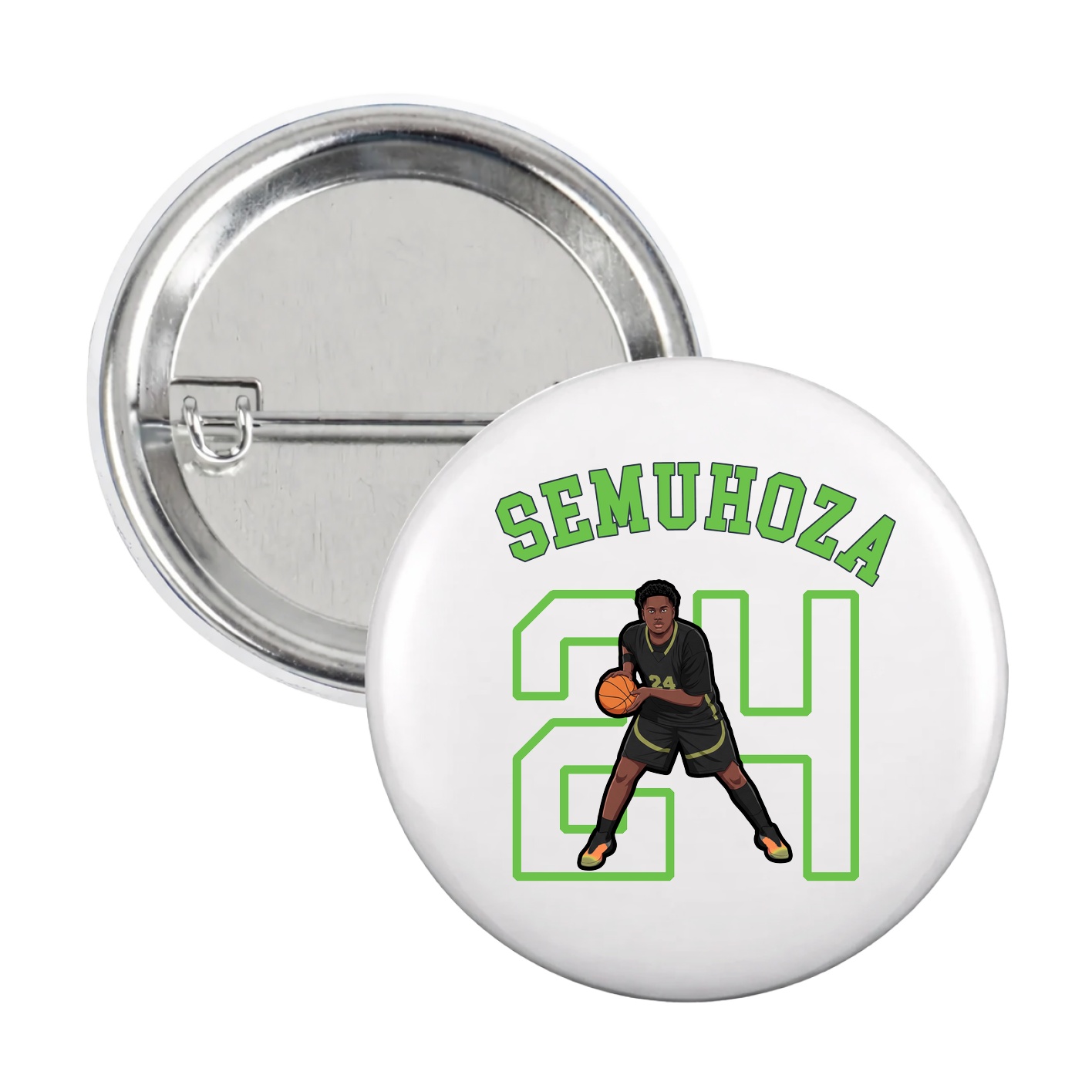 Game Day Button — Shirsey Arch in White