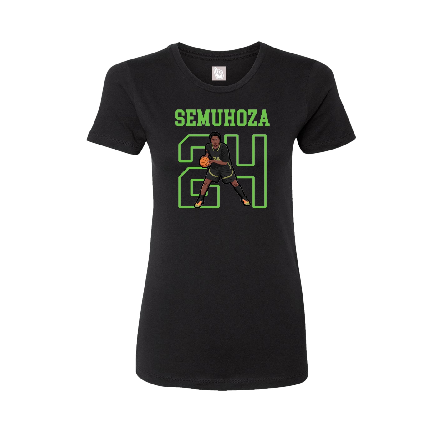 Fitted Women's Tee — Shirsey in Black