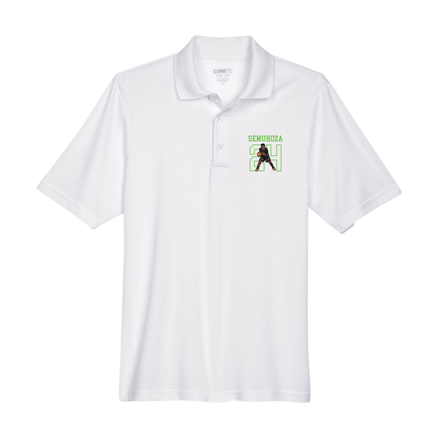 Performance Polo — Shirsey in White