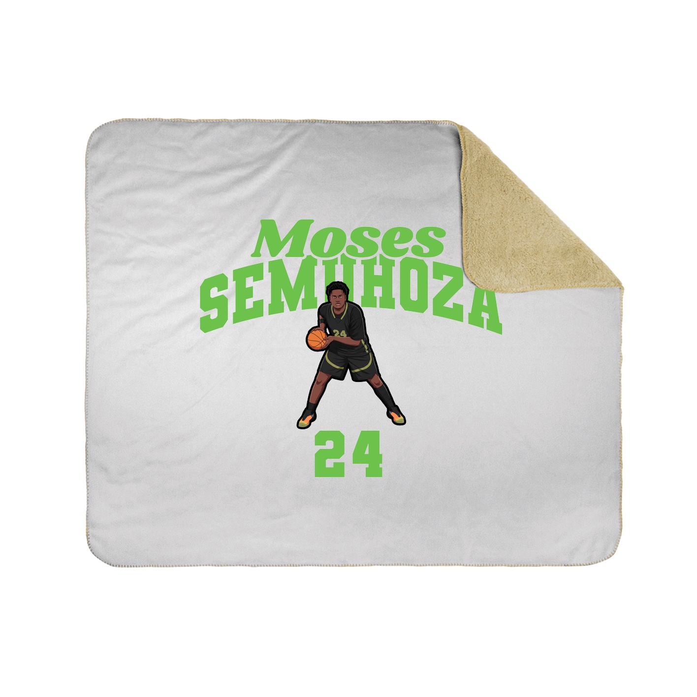 Throw Blanket — Signature Arch in White