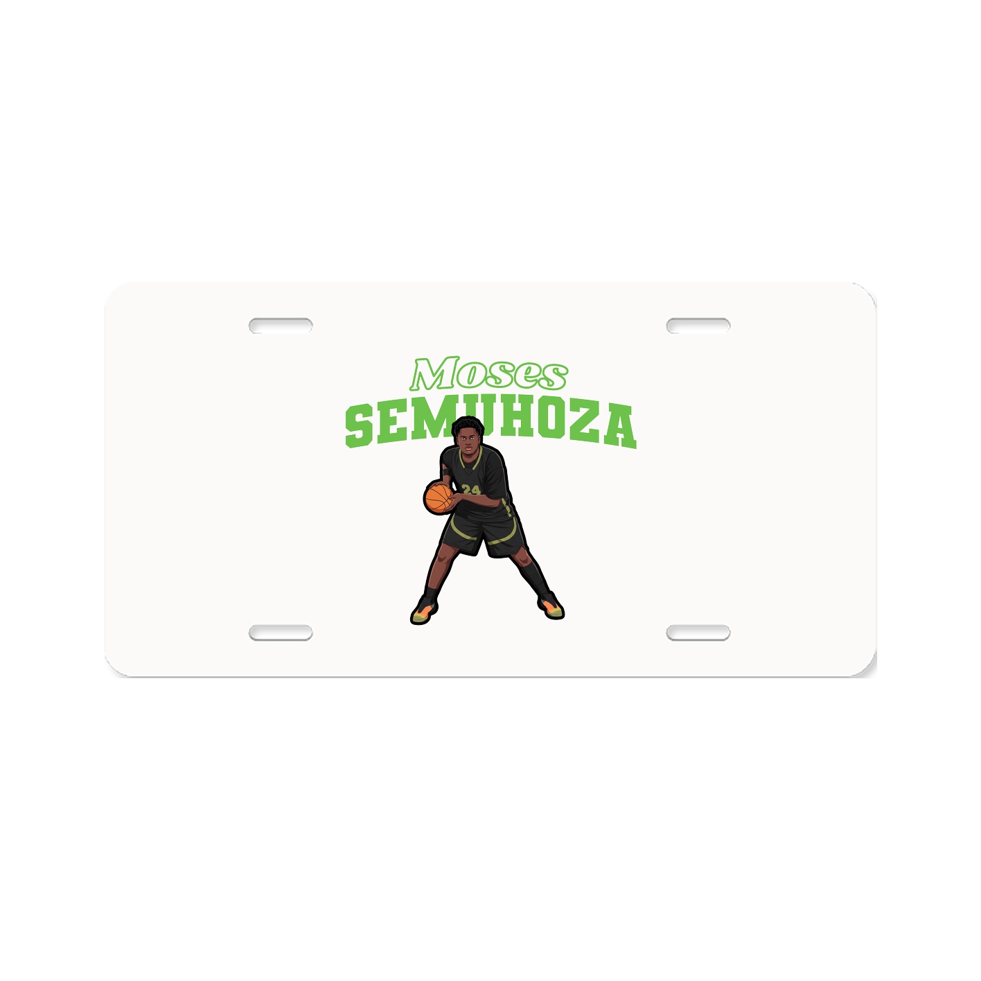 License Plate — Name Arch in Classic