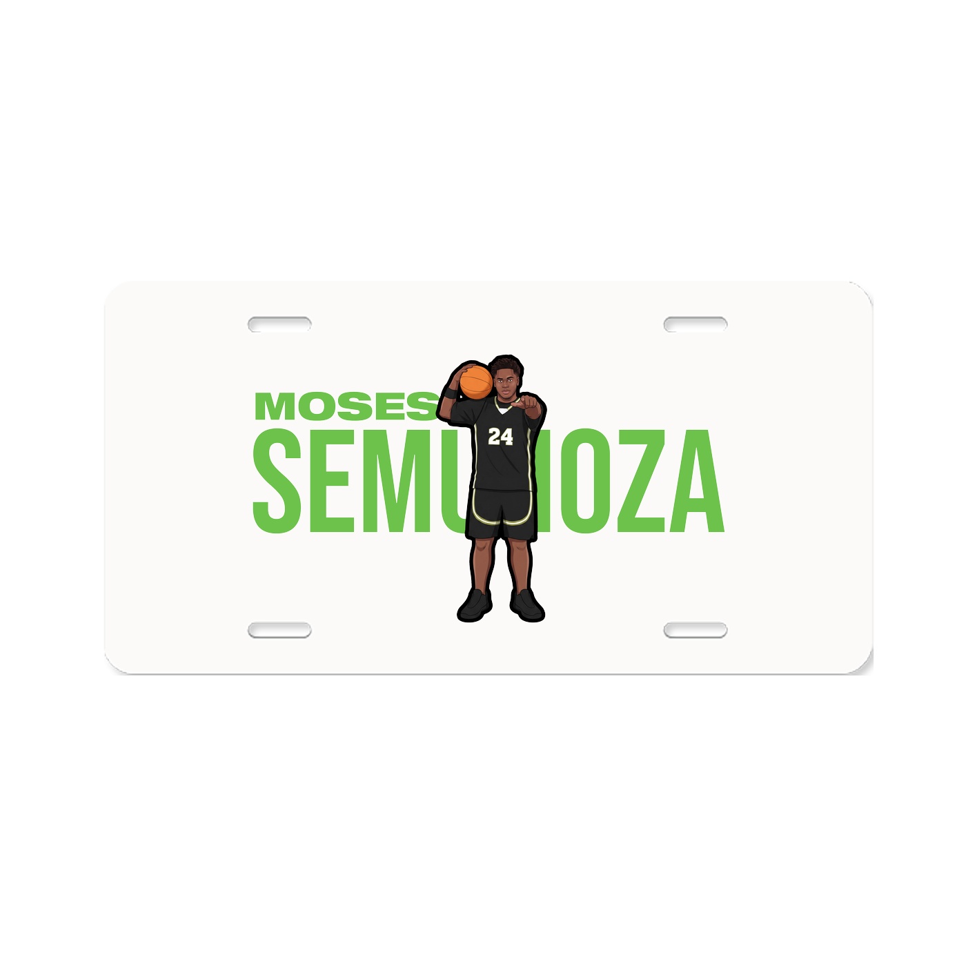 License Plate — Player Name in Classic