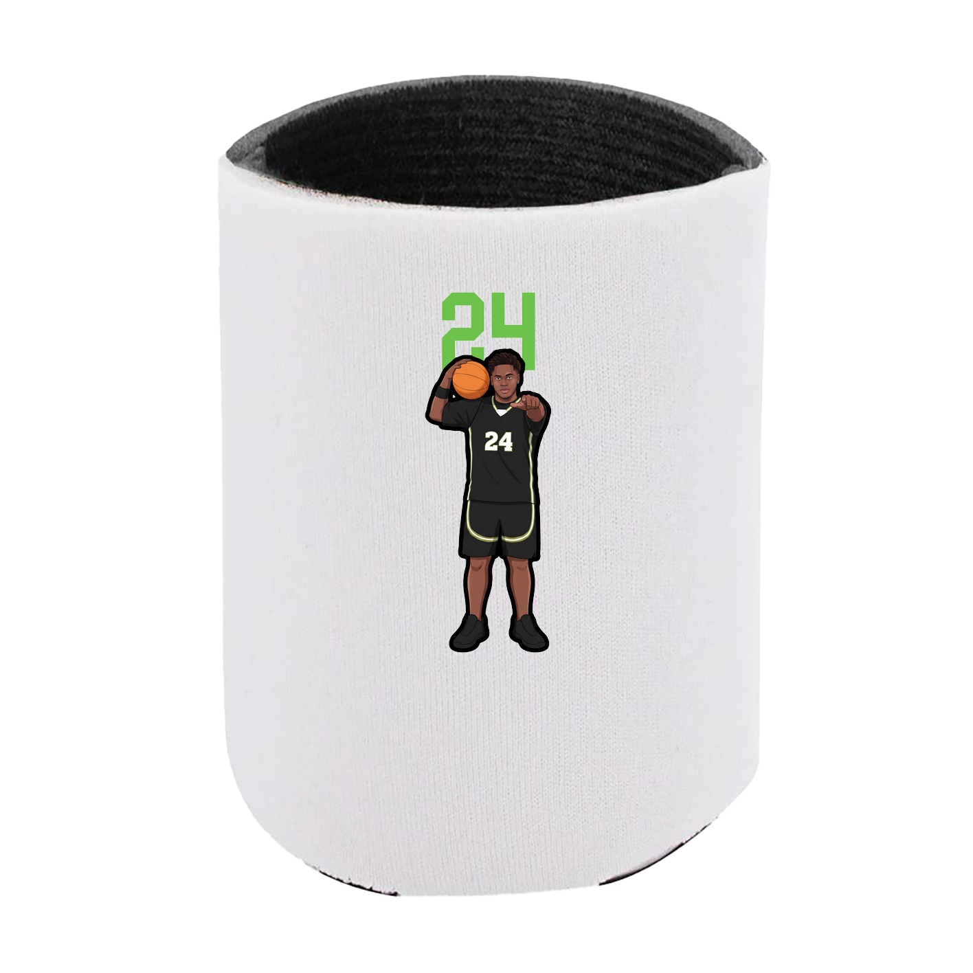 Can Holder — Number Top in White