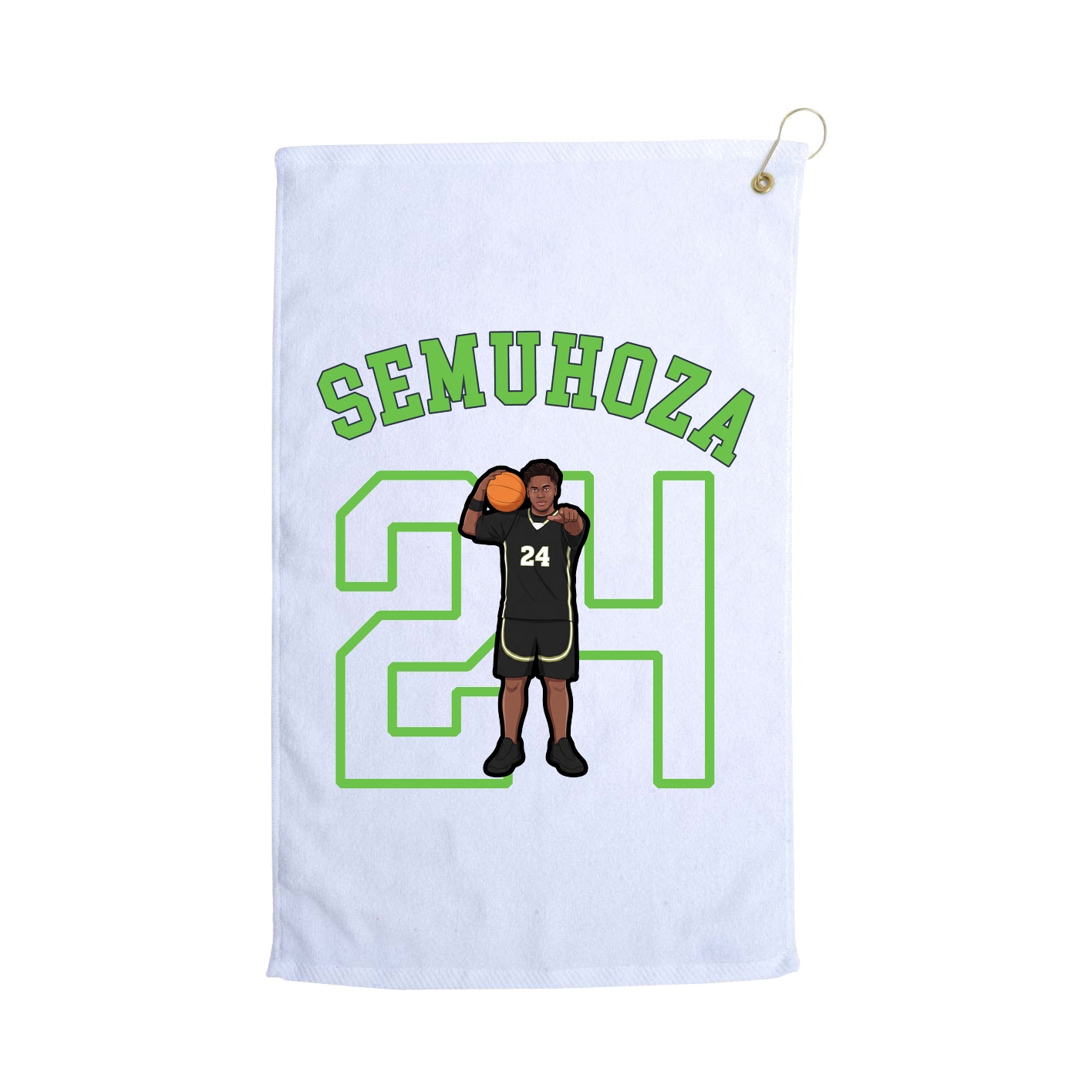 Golf Towel — Shirsey Arch in White
