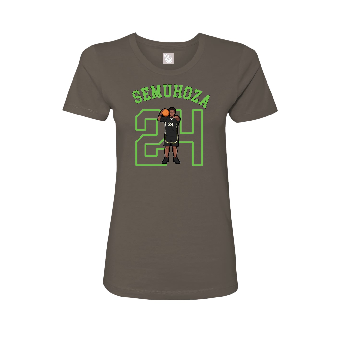 Fitted Women's Tee — Shirsey Arch in Grey