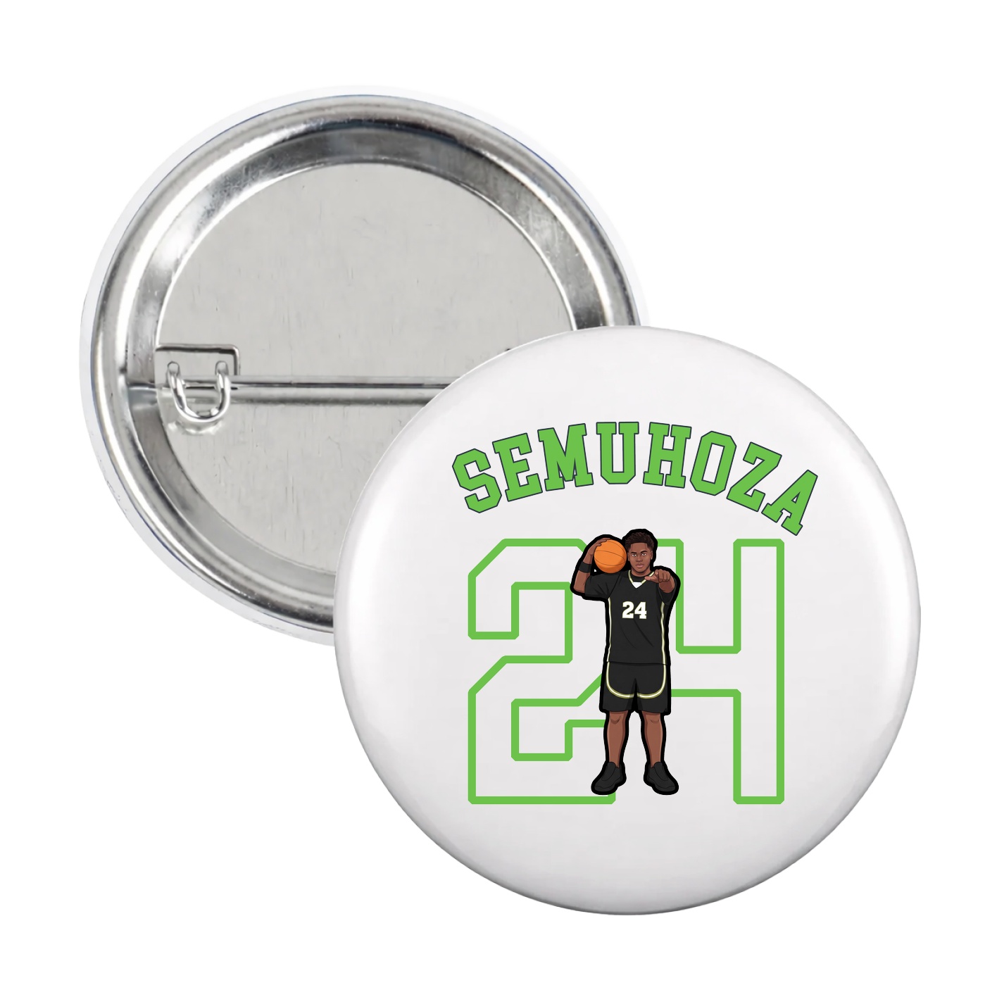Game Day Button — Shirsey Arch in White