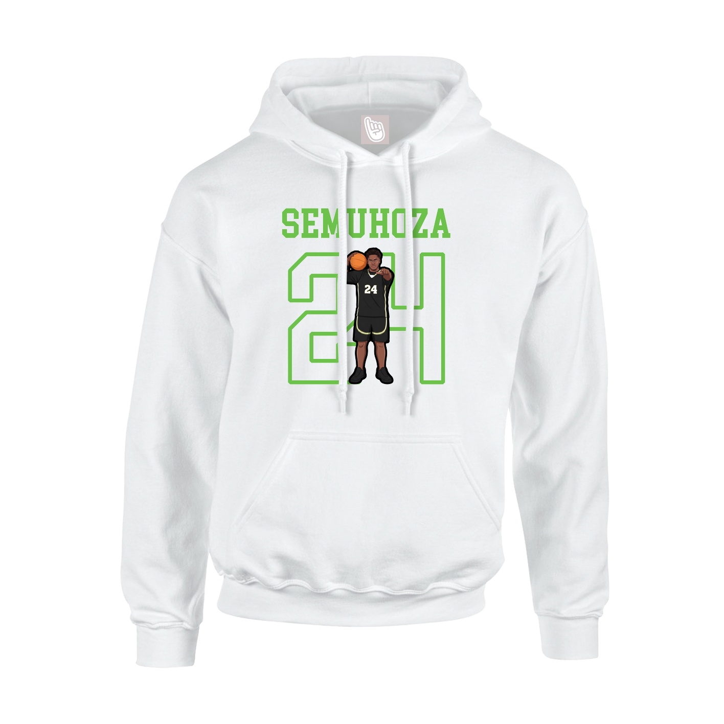 Youth Hoodie — Shirsey in White