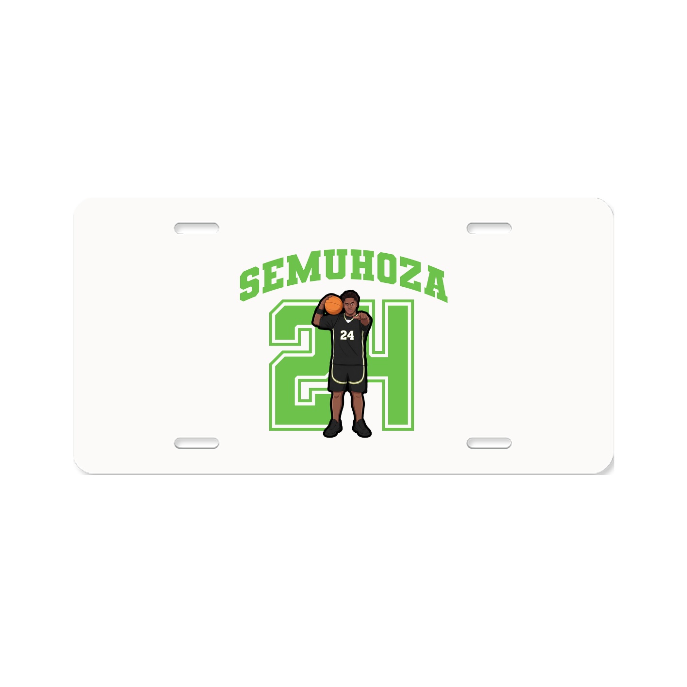 License Plate — Number in Classic