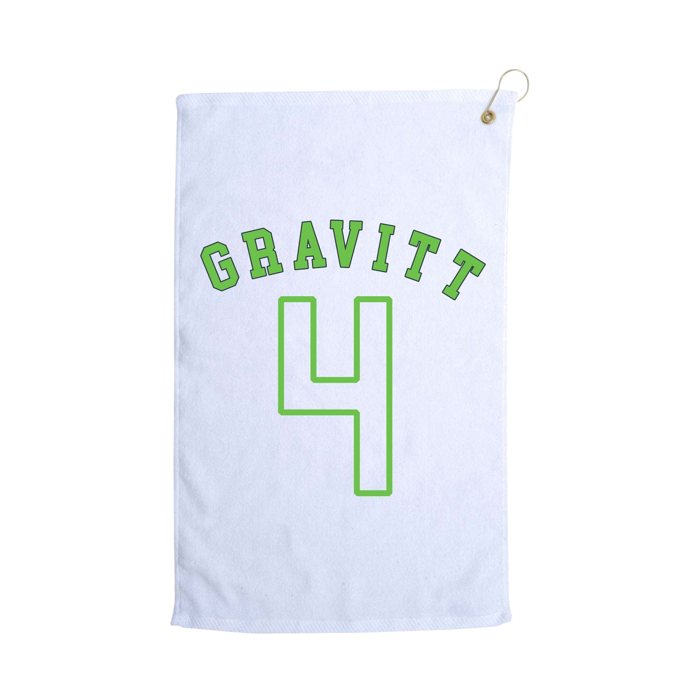 Golf Towel — Shirsey Arch in White