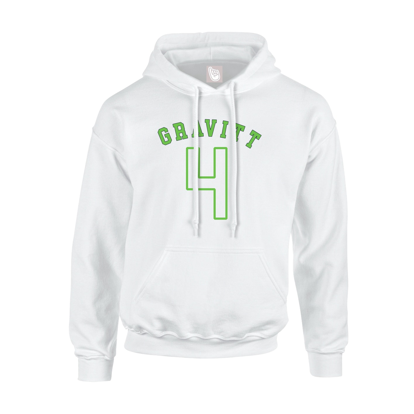 Hoodie — Shirsey Arch in White