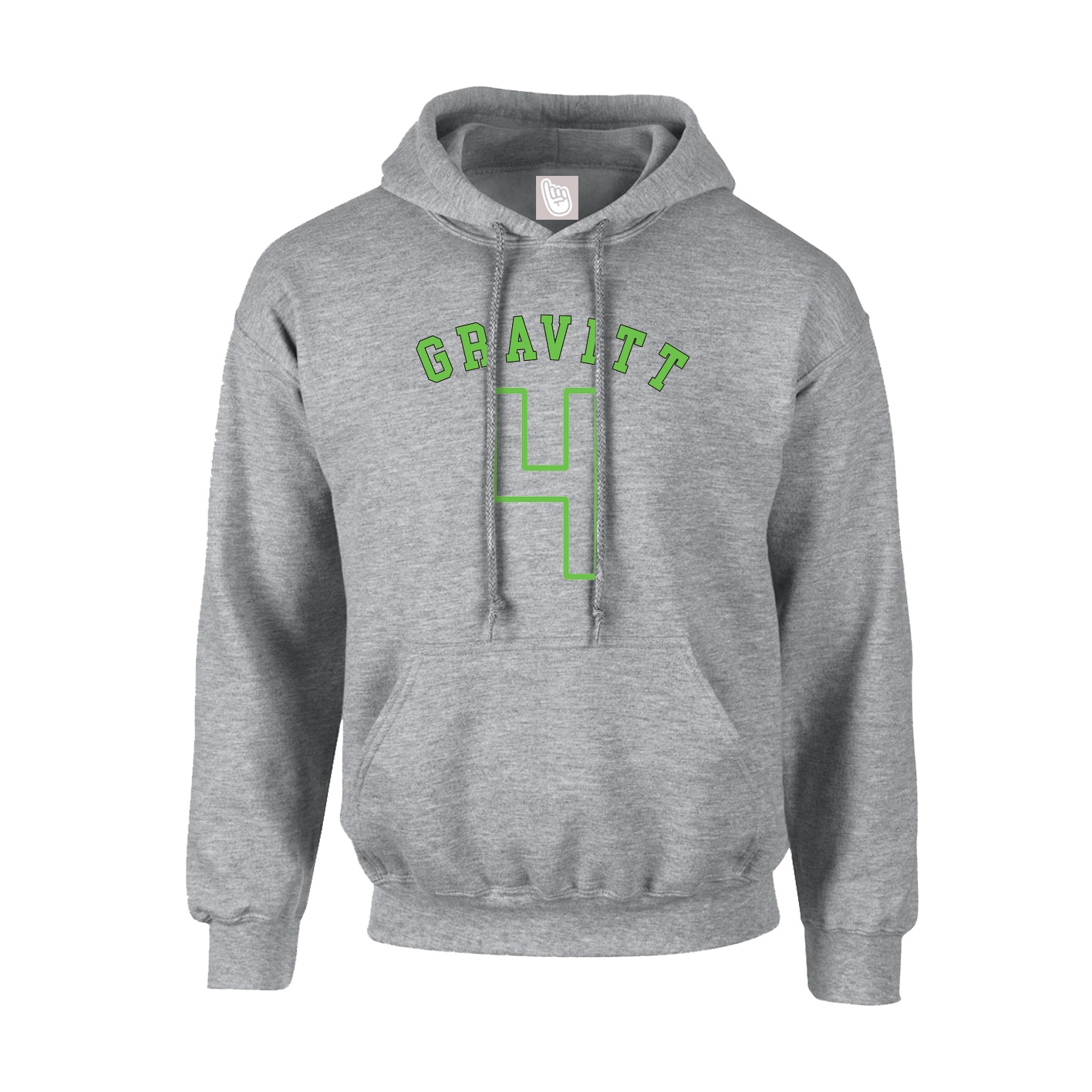 Youth Hoodie — Shirsey Arch in Grey