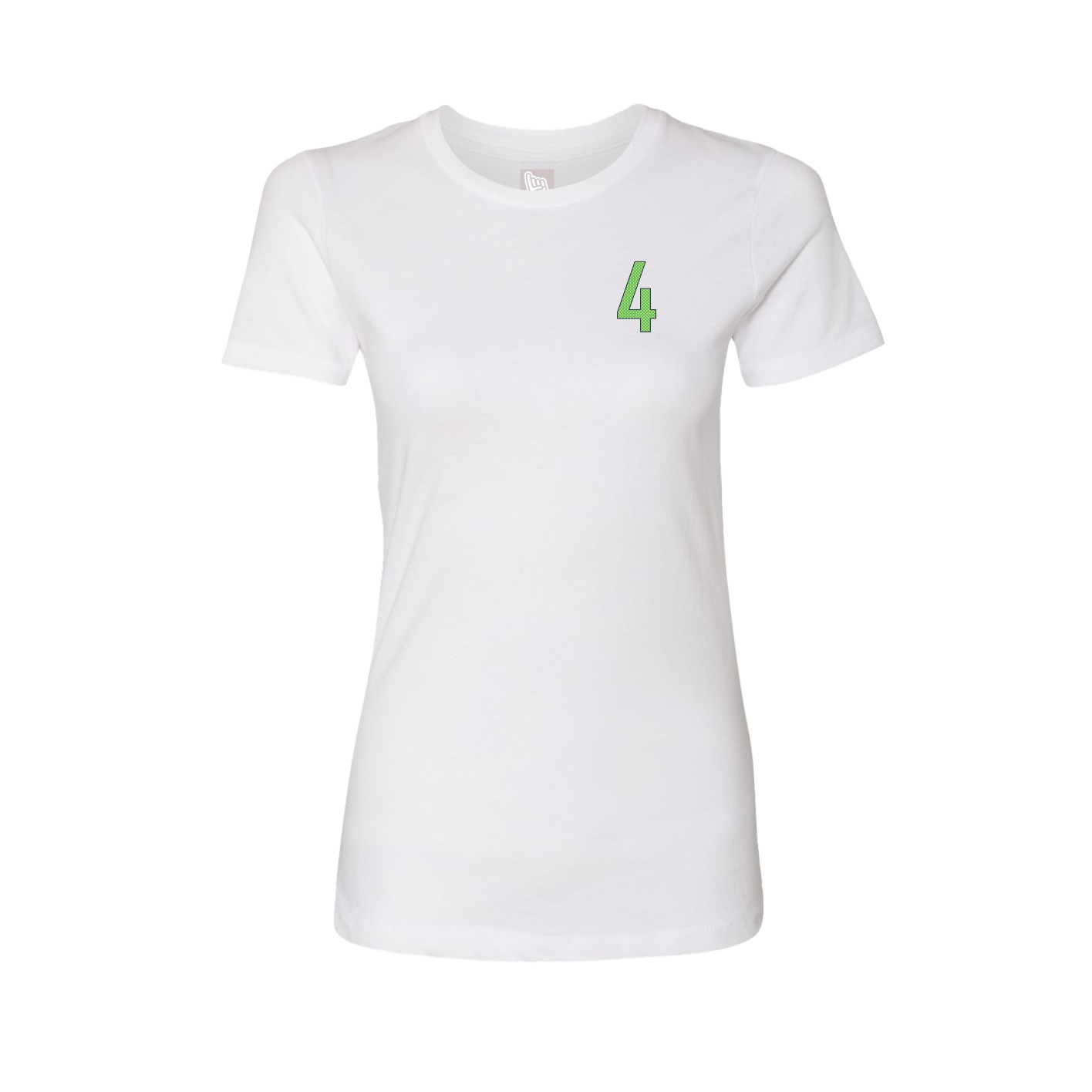 Fitted Women's Tee — Front Shirsy in White