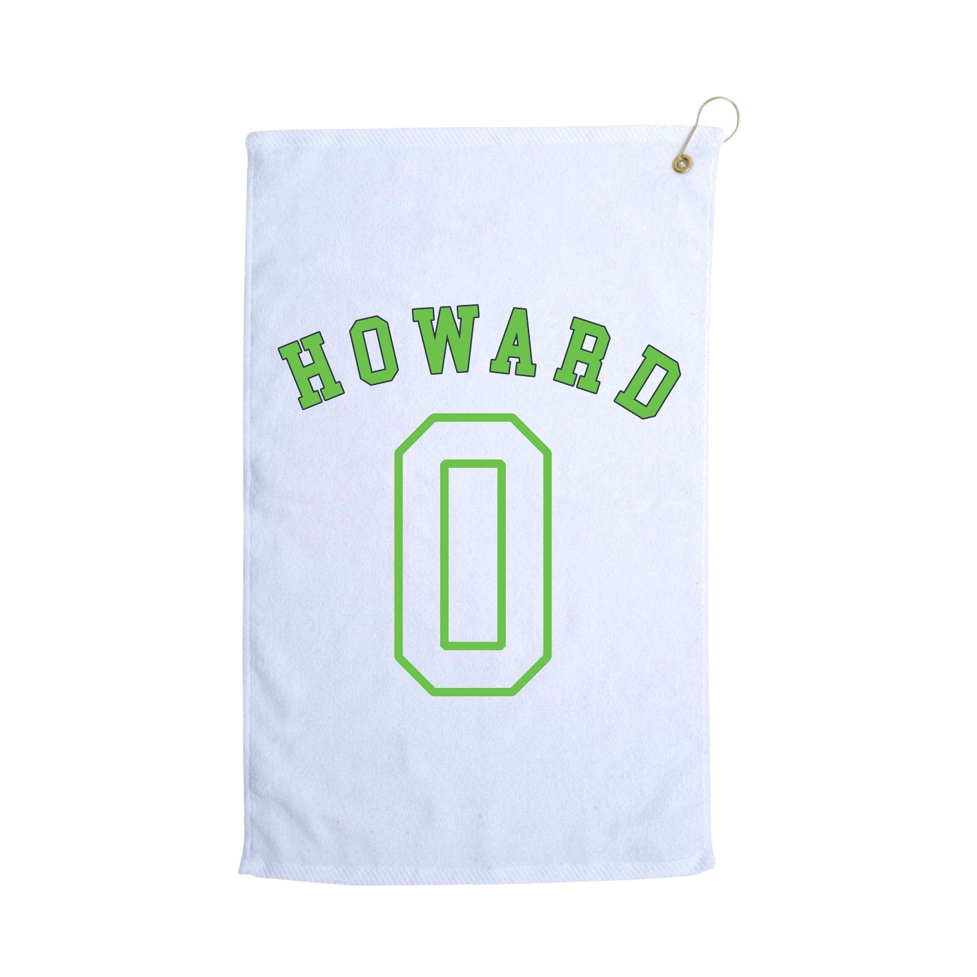 Golf Towel — Shirsey Arch in White