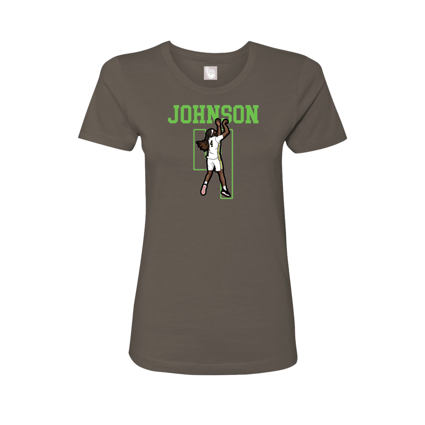 Fitted Women's Tee — Shirsey in Grey
