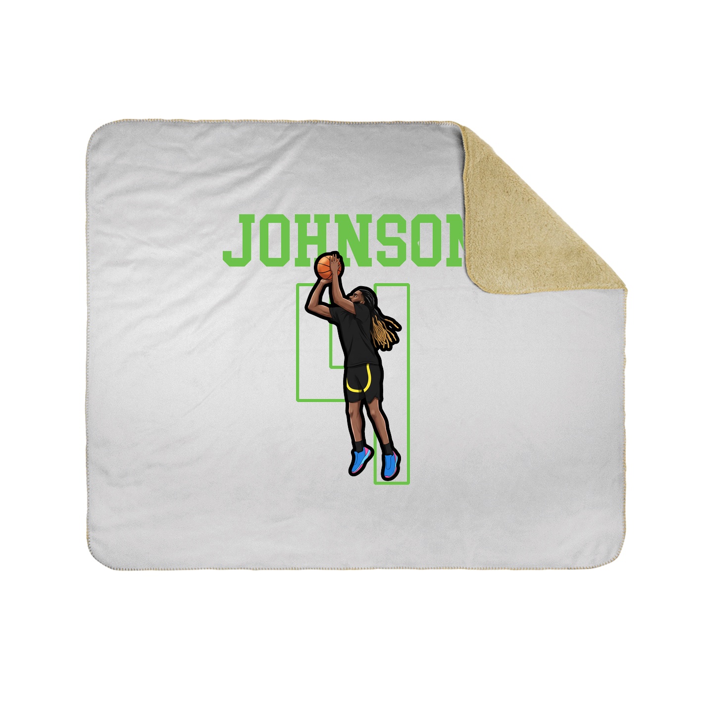 Throw Blanket — Shirsey in White