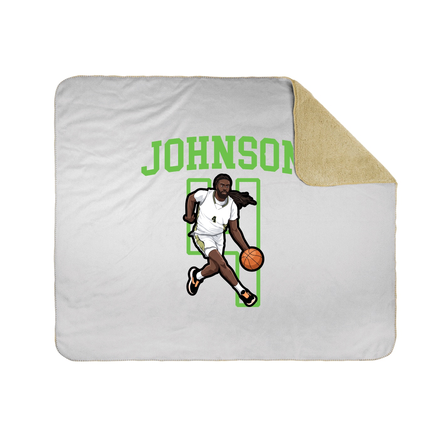50x60 Sherpa Lined Throw Blanket