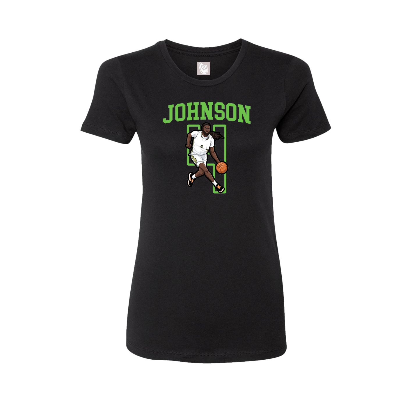 Fitted Women's Tee — Shirsey in Black