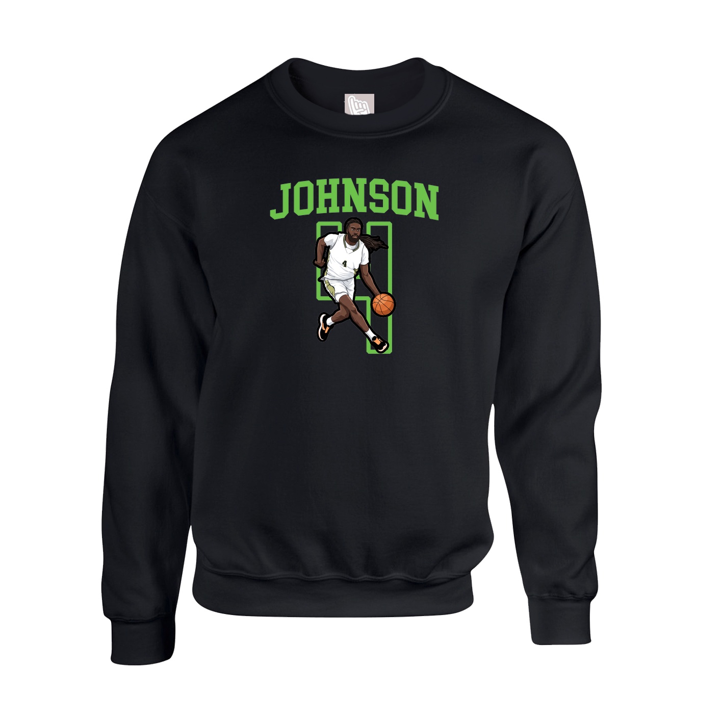Fleece Crew — Shirsey in Black