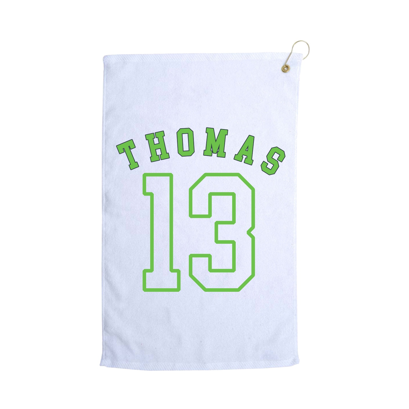 Golf Towel — Shirsey Arch in White