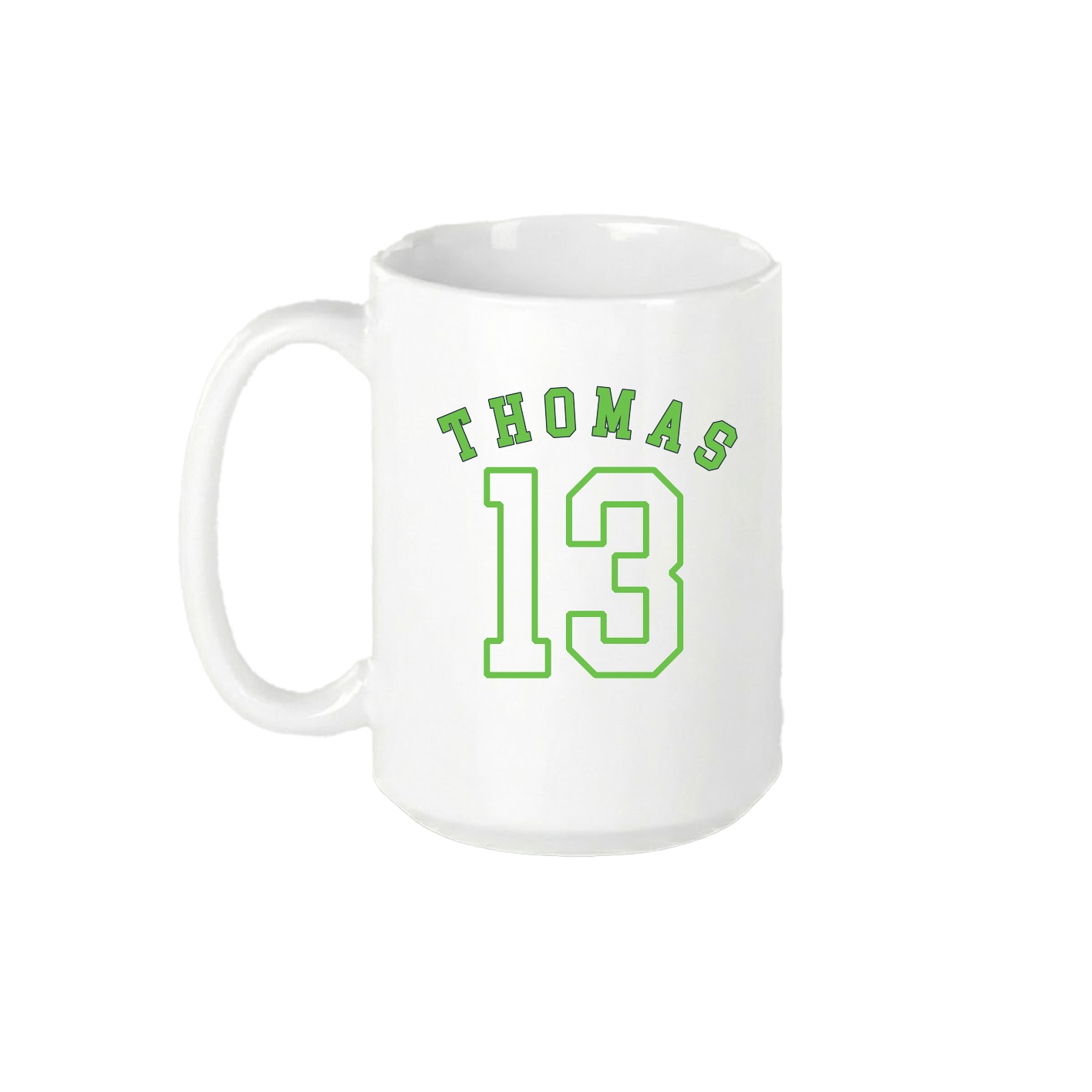 15oz Coffee Mug — Shirsey Arch in White