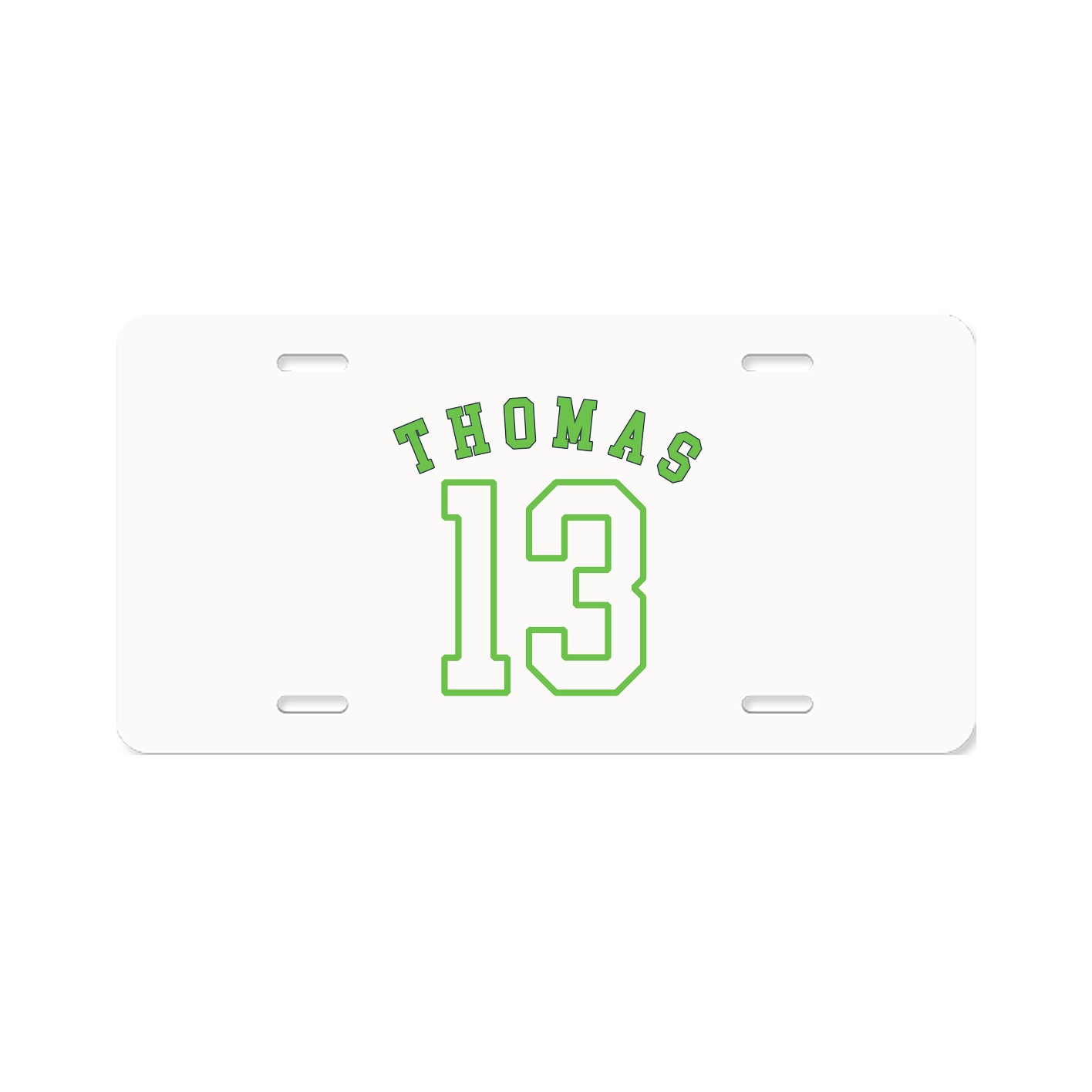 License Plate — Shirsey Arch in Classic