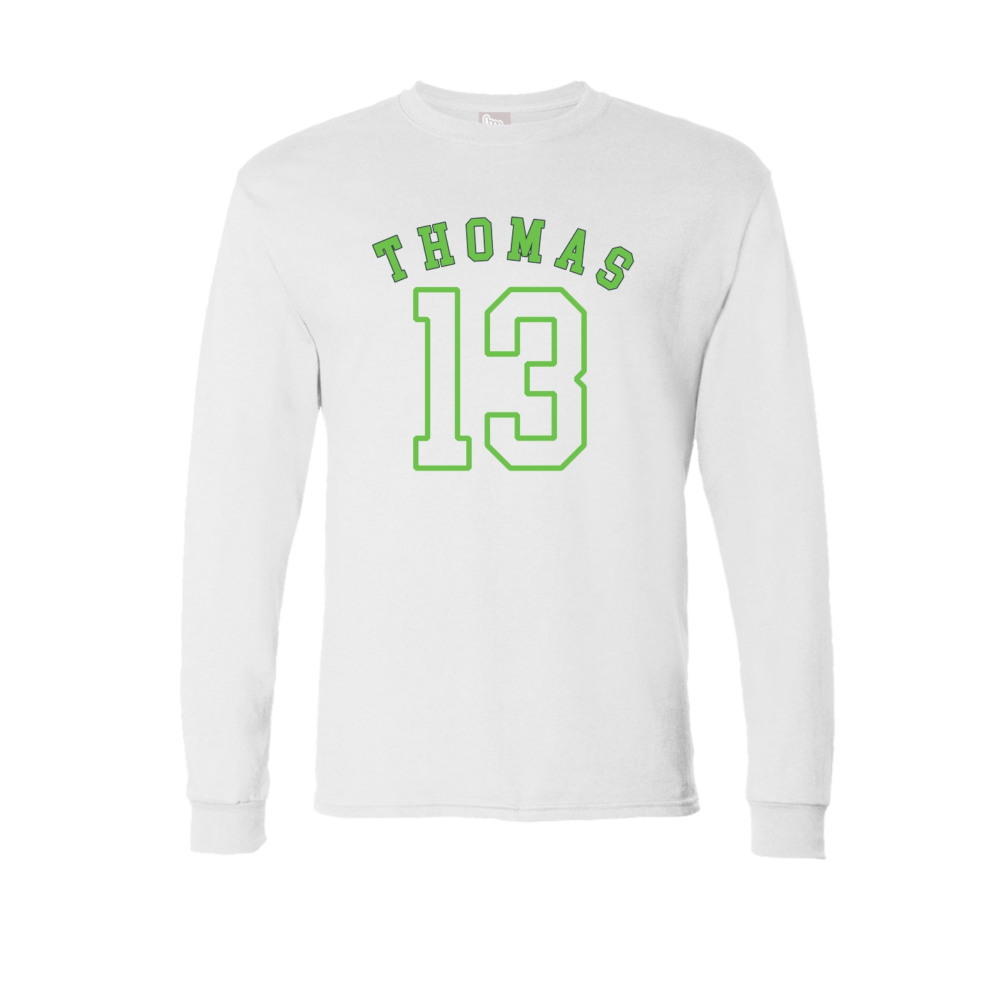 Long Sleeve Tee — Shirsey Arch in White