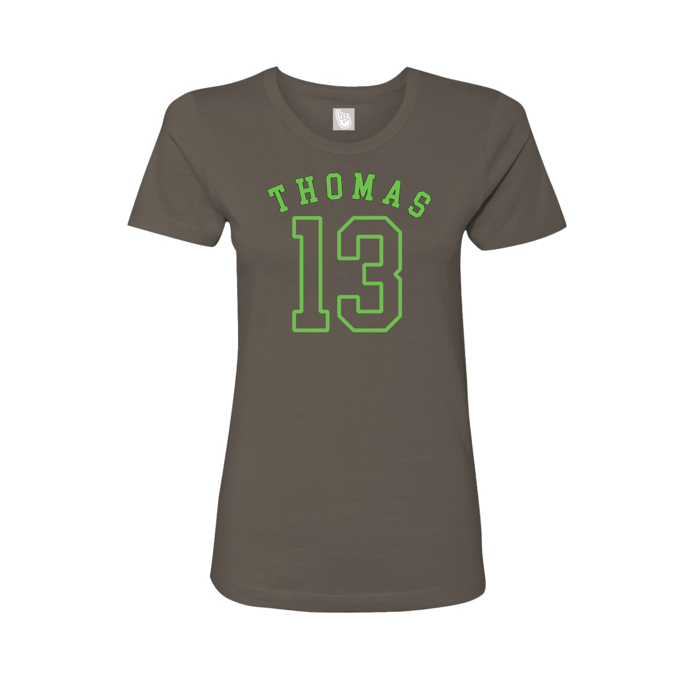 Fitted Women's Tee — Shirsey Arch in Grey