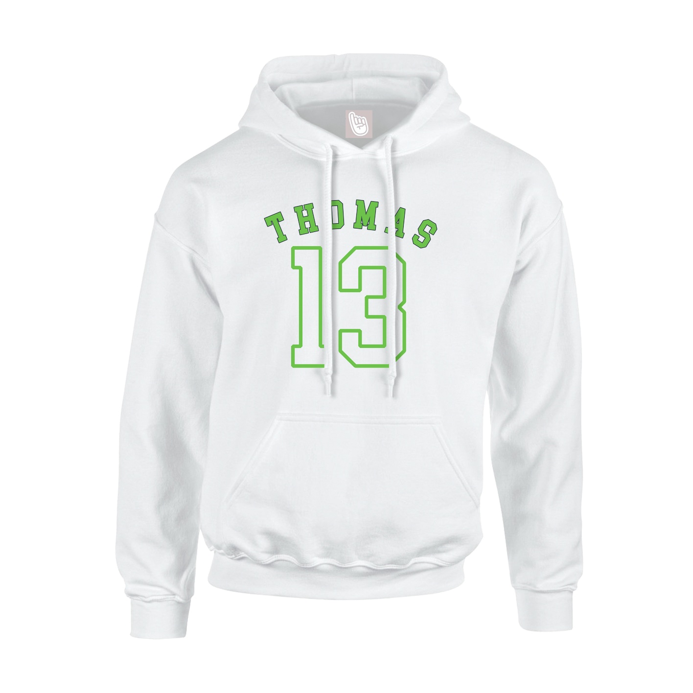 Hoodie — Shirsey Arch in White