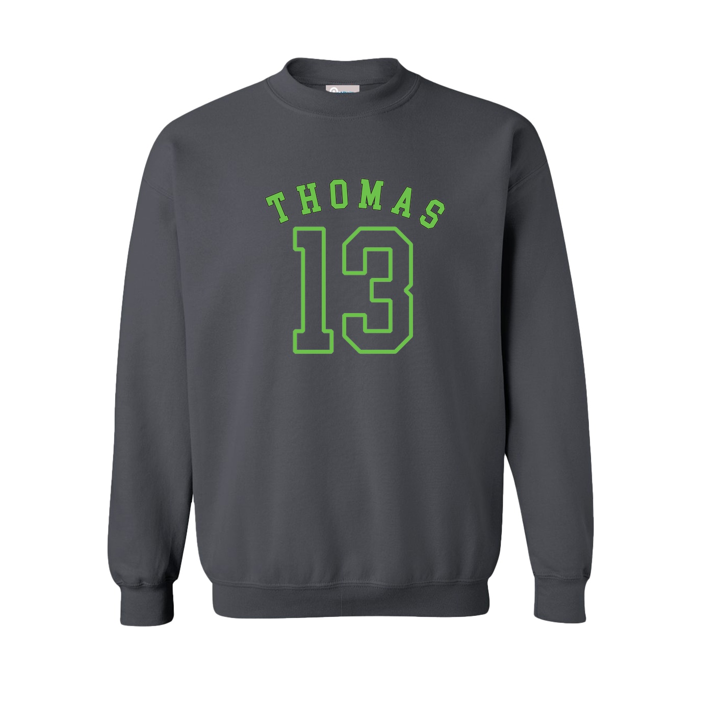 Fleece Crew — Shirsey Arch in Grey