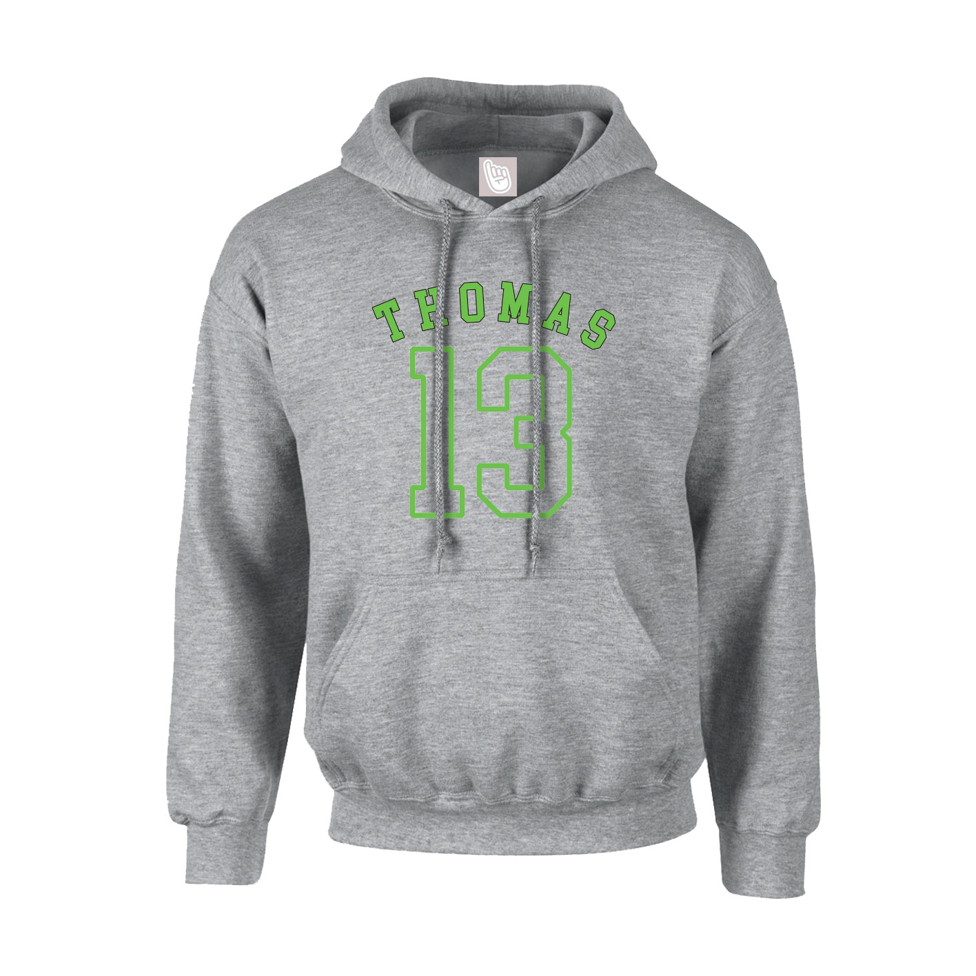 Youth Hoodie — Shirsey Arch in Grey
