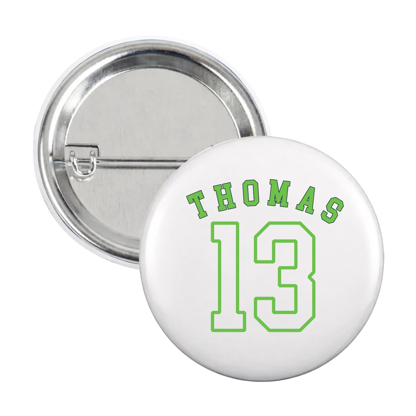 Game Day Button — Shirsey Arch in White