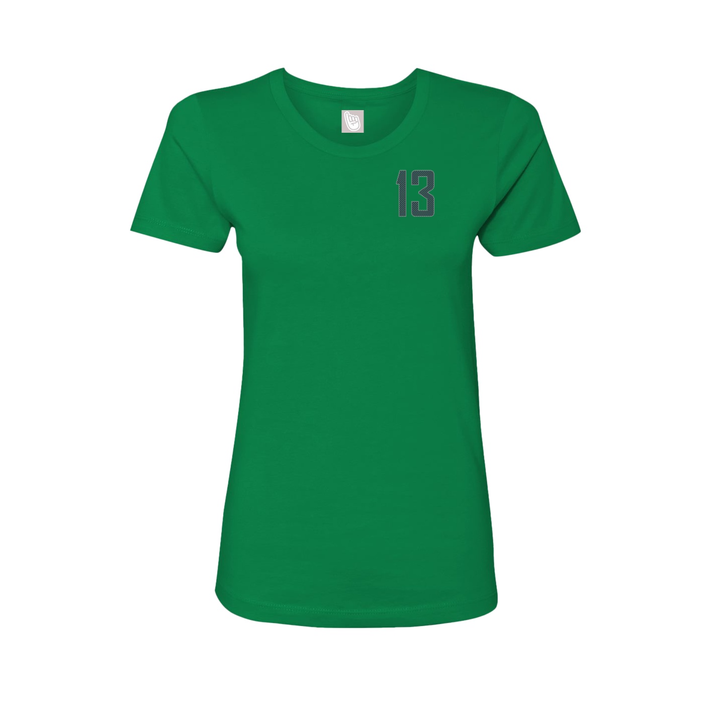 Fitted Women's Tee — Front Shirsy in Green