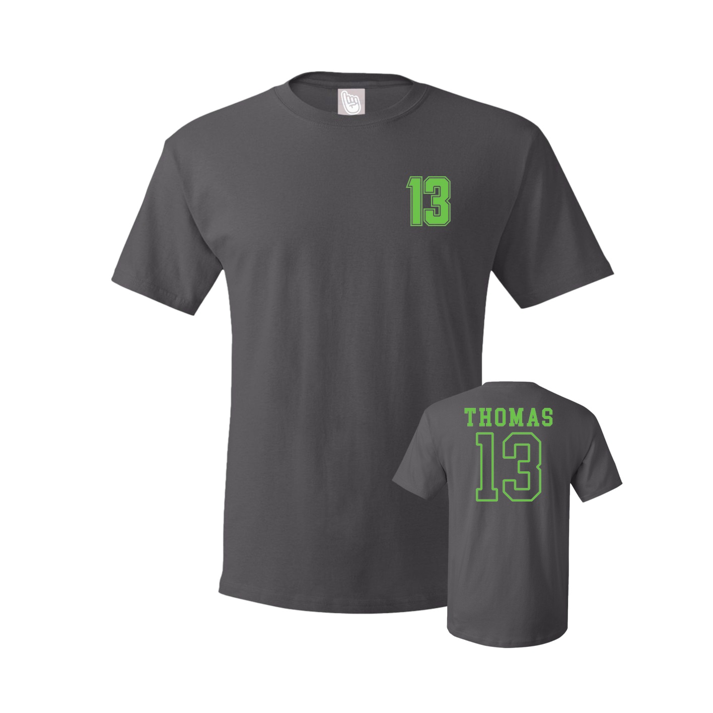 Tee — Chest Back in Grey