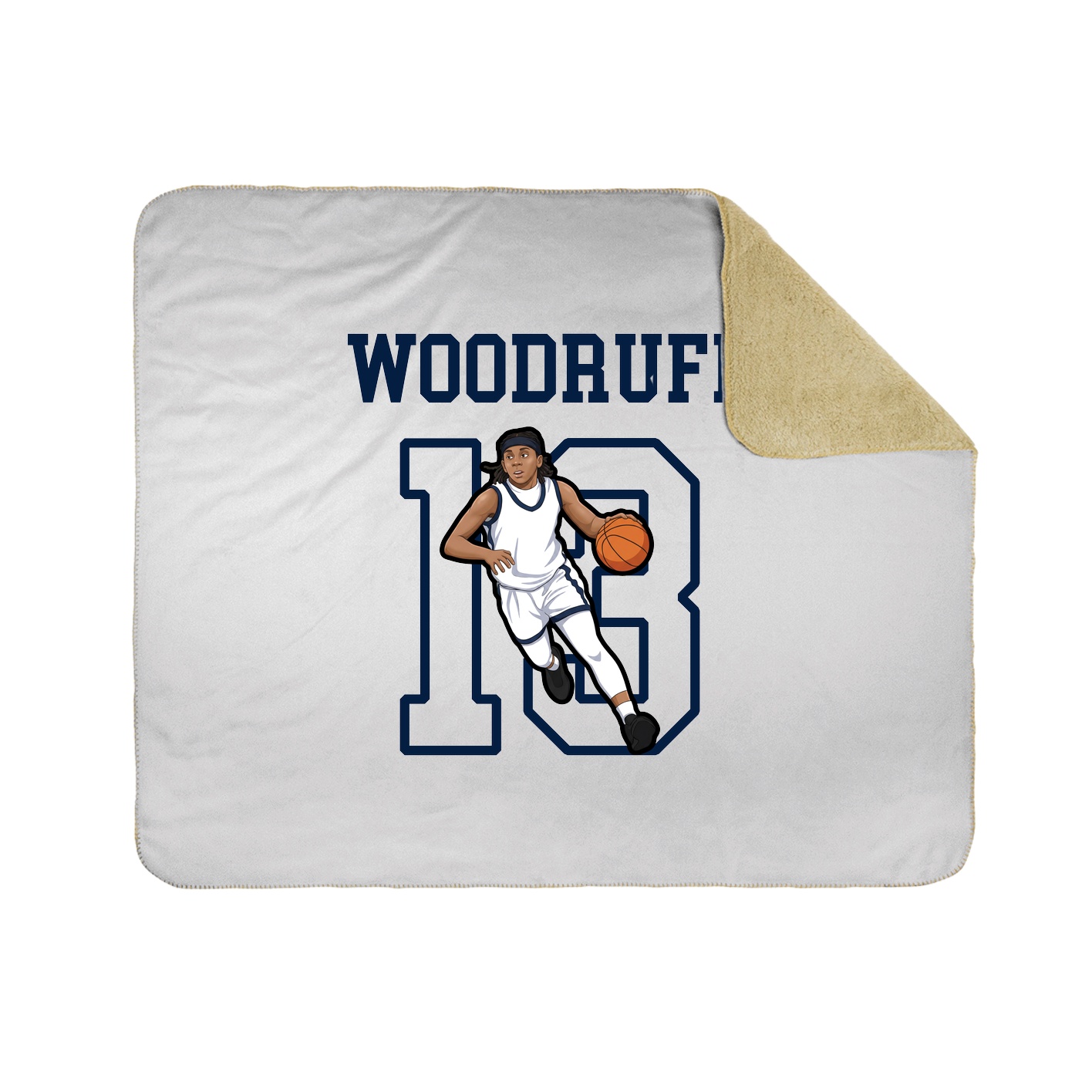 Throw Blanket — Shirsey in White