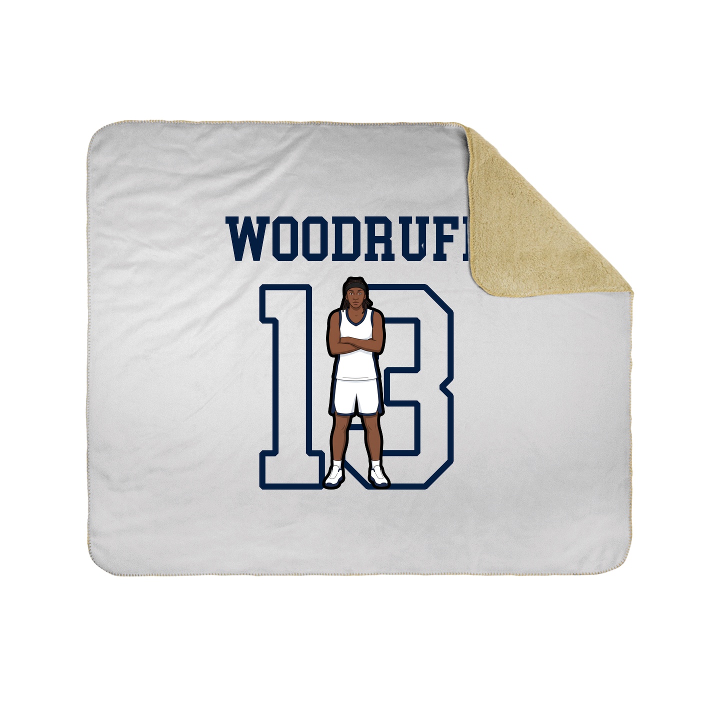 Throw Blanket — Shirsey in White