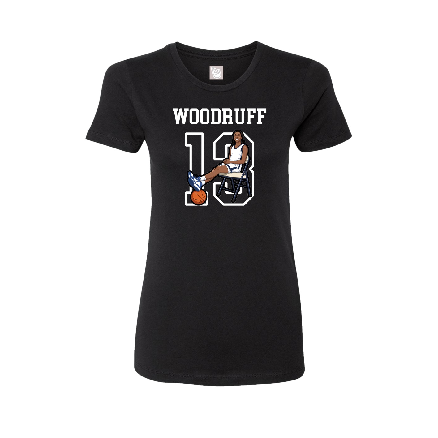 Fitted Women's Tee — Shirsey in Black