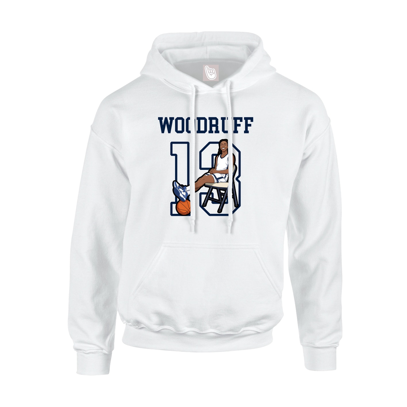 Hoodie — Shirsey in White