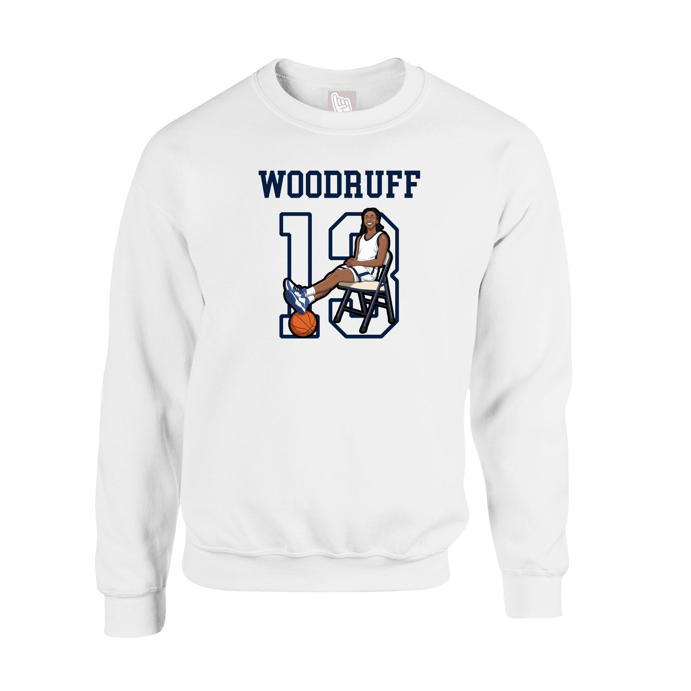 Fleece Crew — Shirsey in White