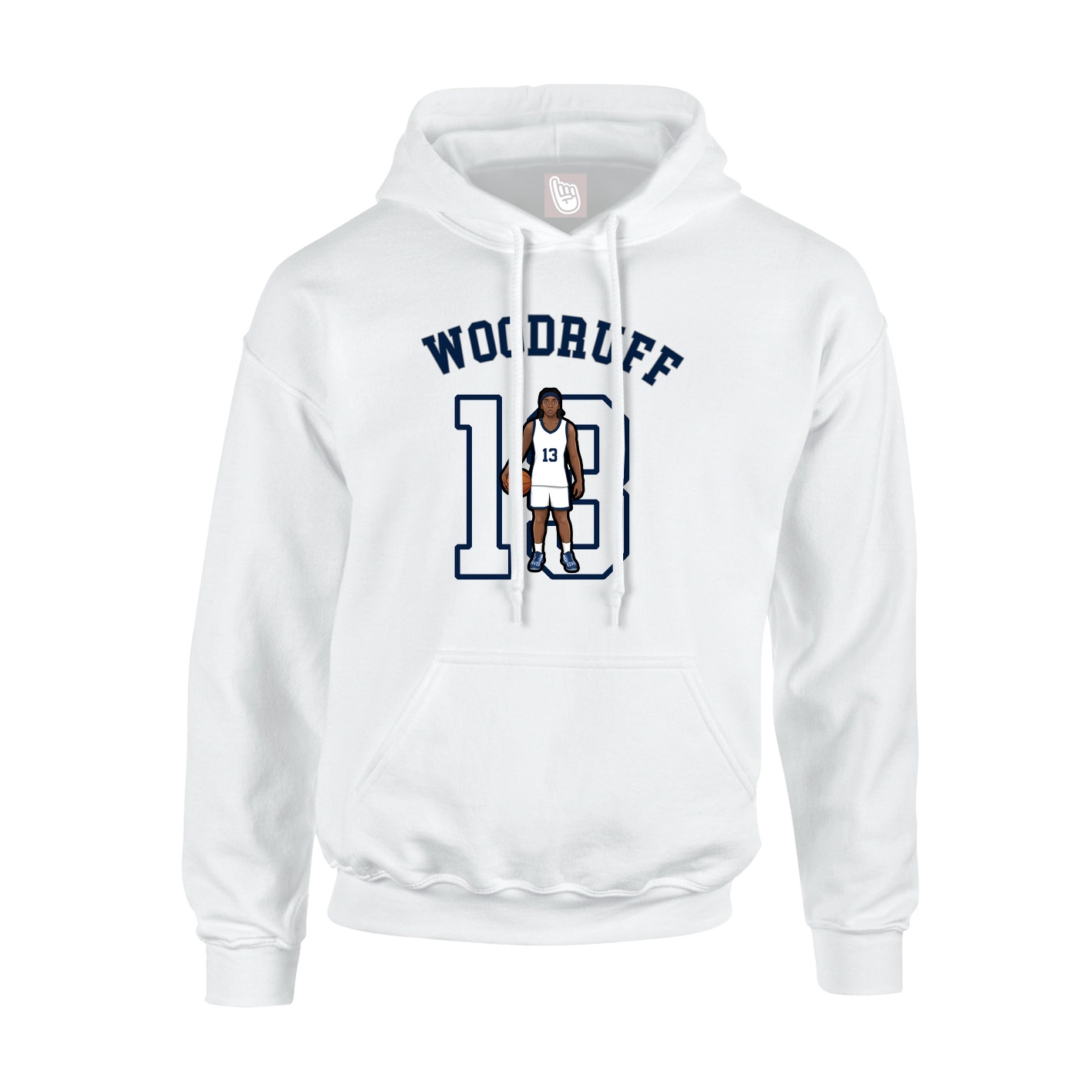 Hoodie — Shirsey Arch in White