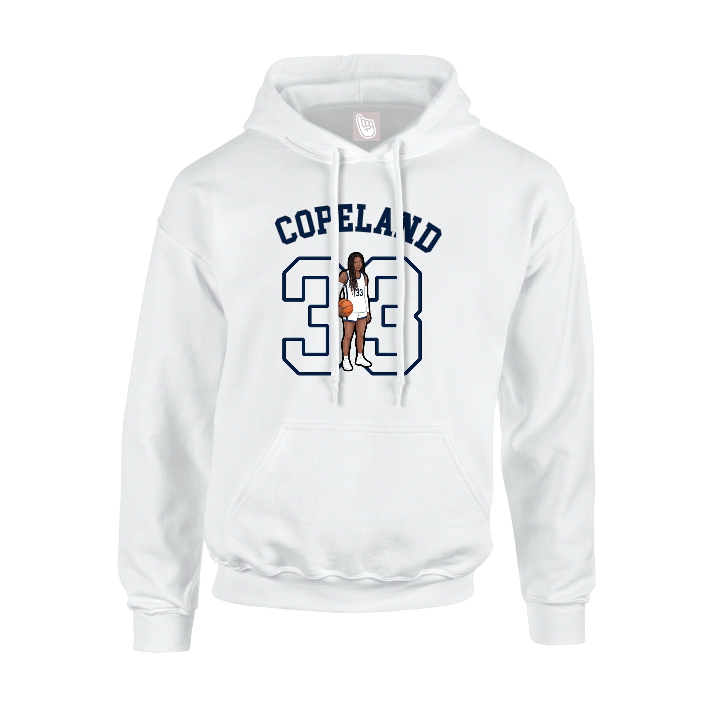 Hoodie — Shirsey Arch in White