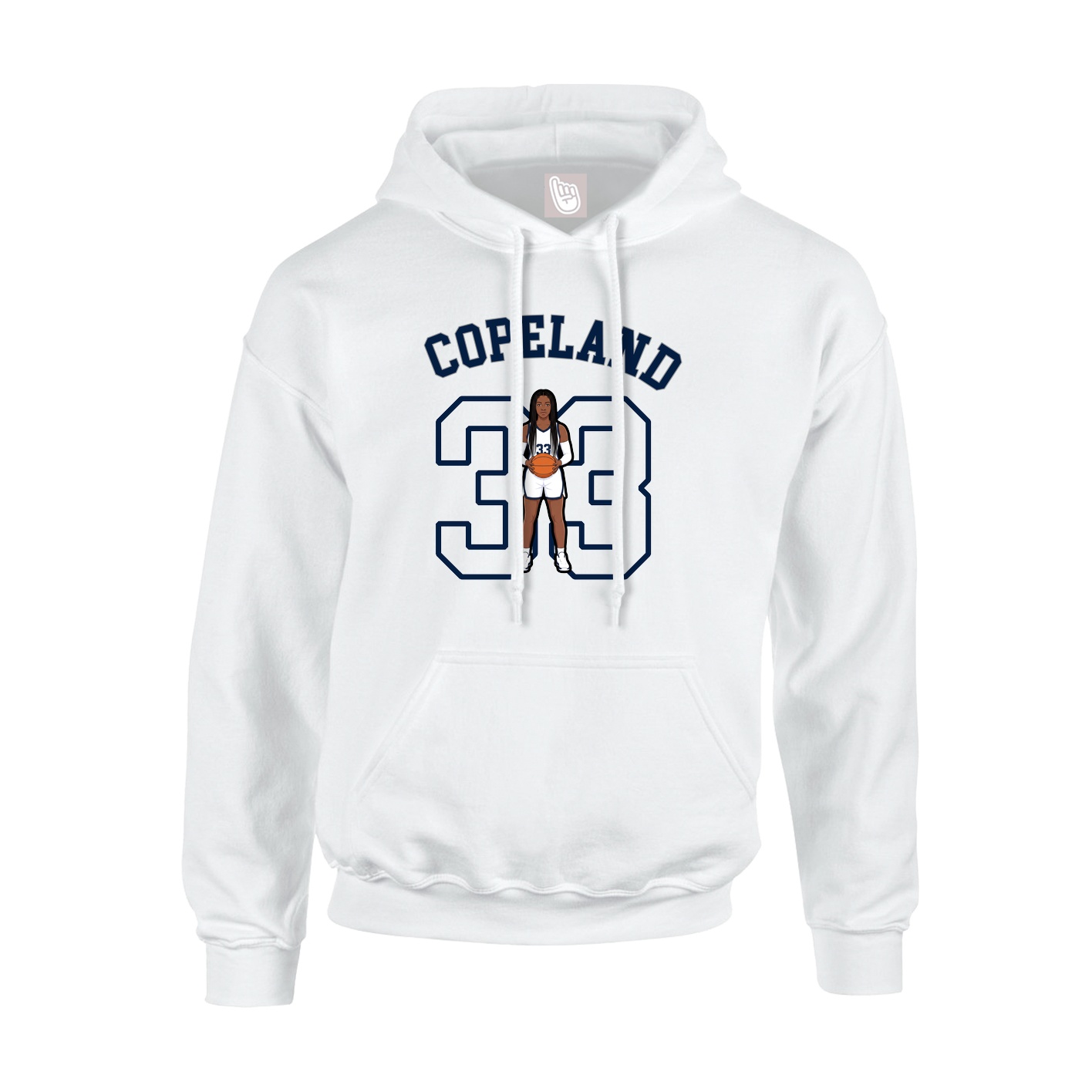 Hoodie — Shirsey Arch in White