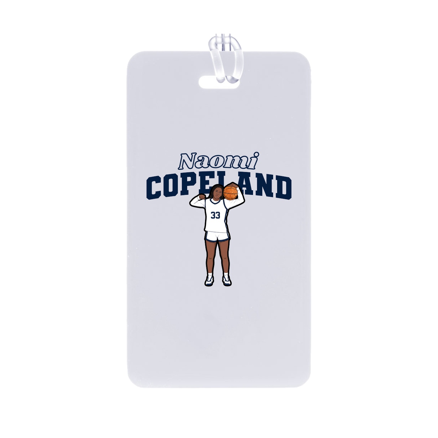 Bag Tag — Name Arch in Classic