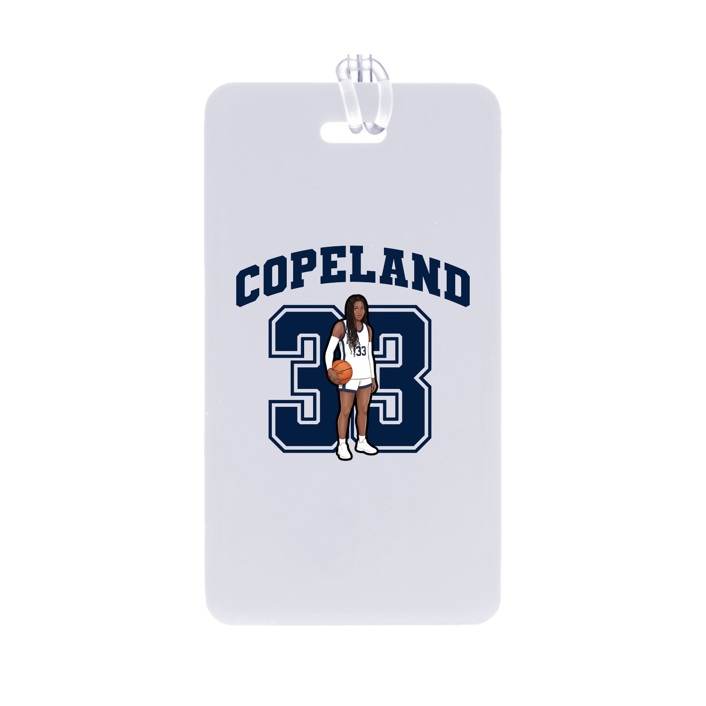 Bag Tag — Number in Classic