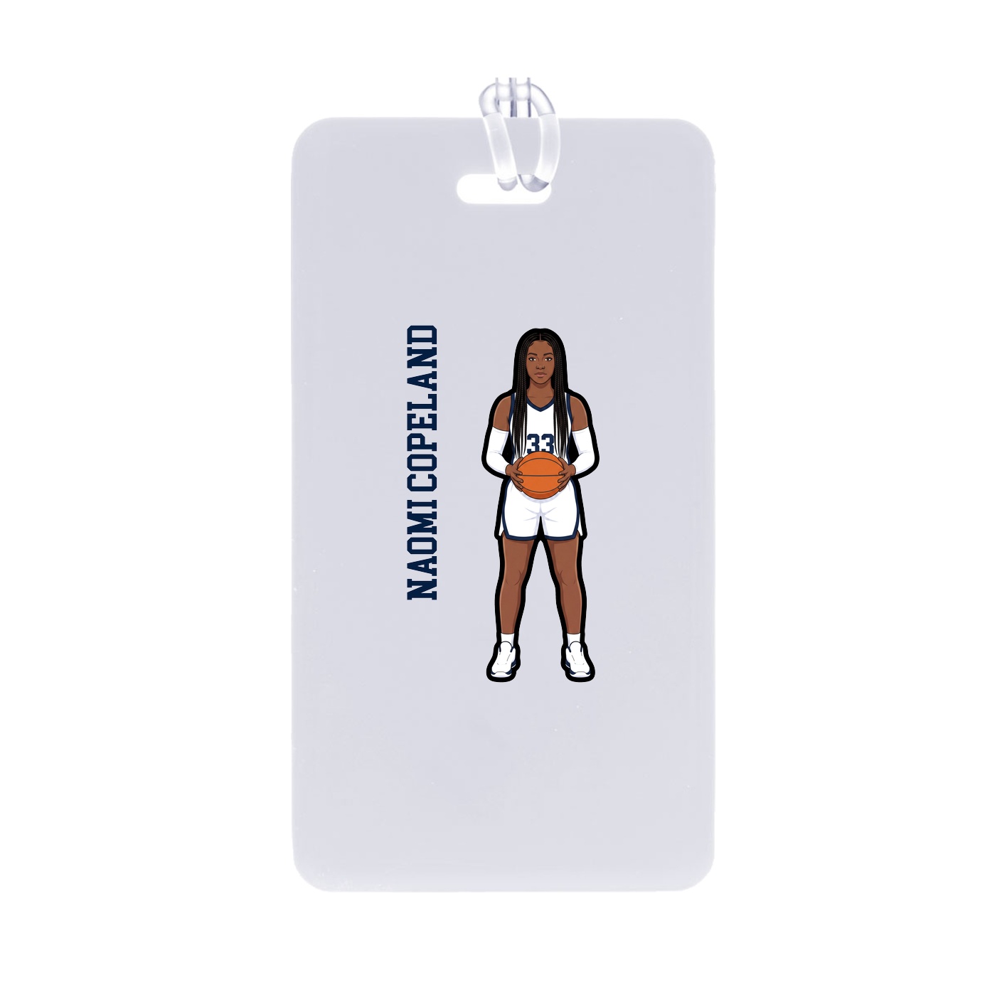 Bag Tag — Name Vertical in Classic