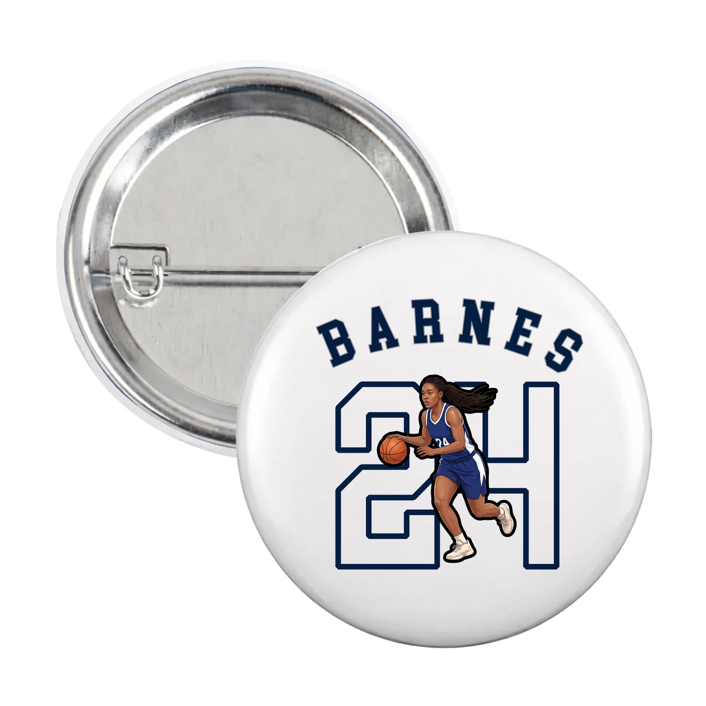 Game Day Button — Shirsey Arch in White
