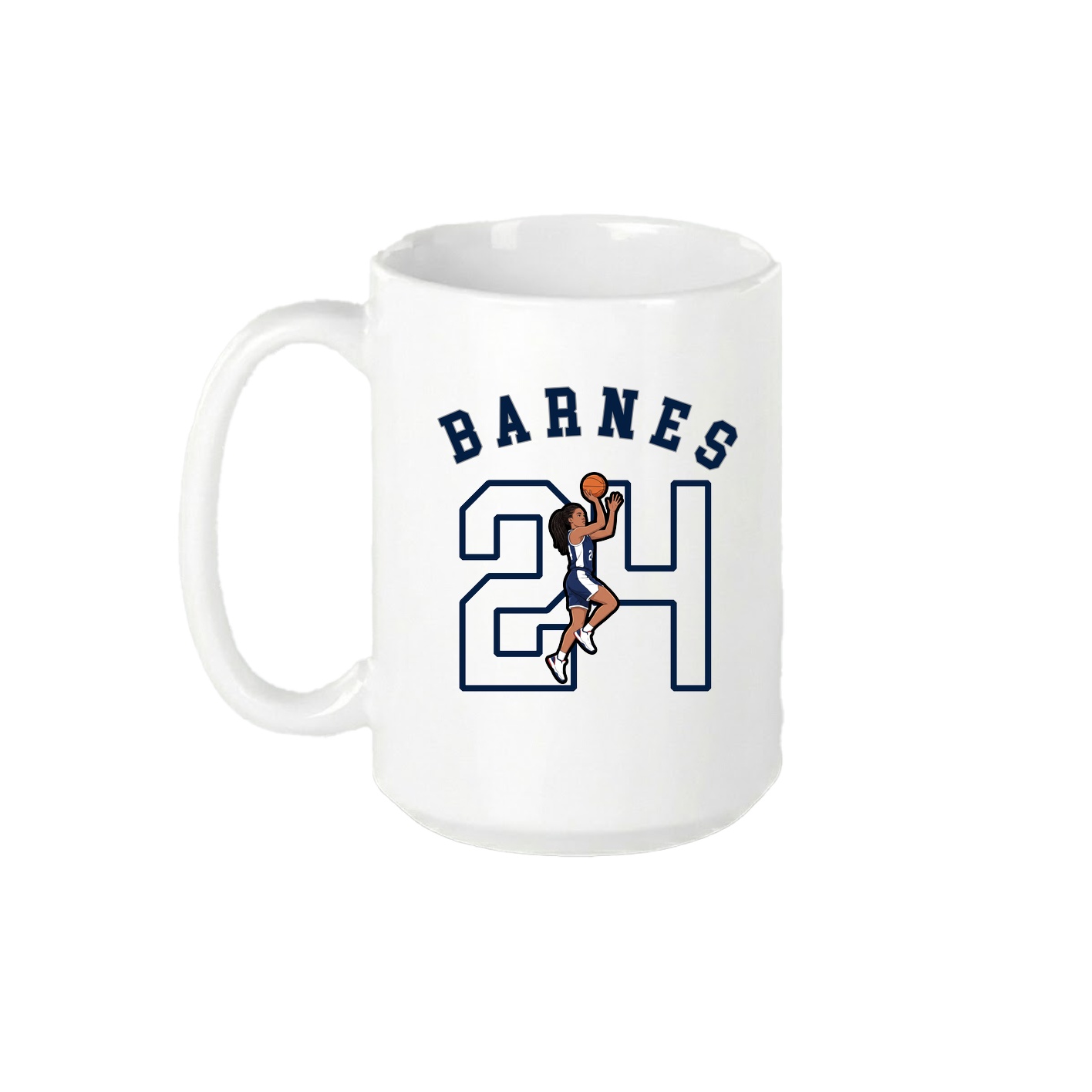 15oz Coffee Mug — Shirsey Arch in White